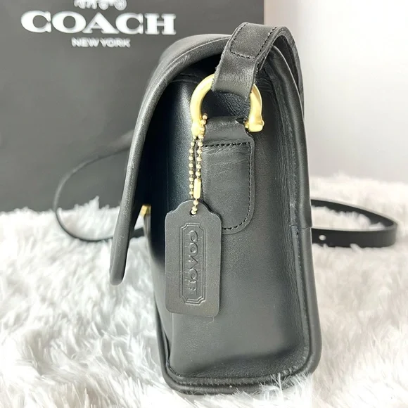 Vintage COACH Curtis Bag, Black No. 9975 - Picture 3 of 15